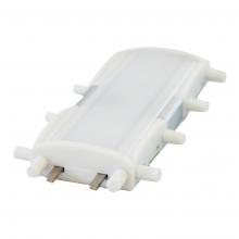  64568 - LED Undercabinet Slim Line Bar Accessory Lighted Connectors 1W 24V 30K Dim 3.7IN 120° Frosted